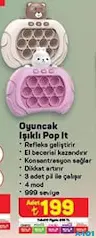 OYUNCAK IŞIKLI POP IT